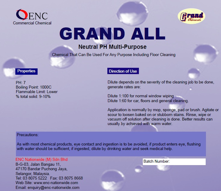 Multipurpose Cleaner